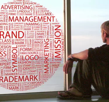 Business concepts management sticker - TenStickers