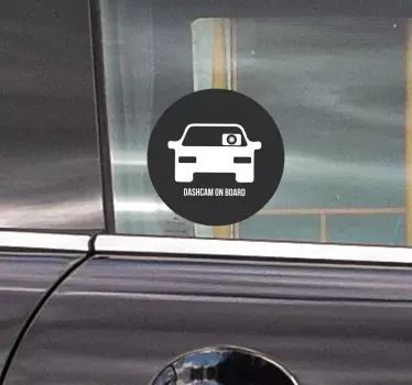 Decoratie stickers auto camera dashboard - TenStickers