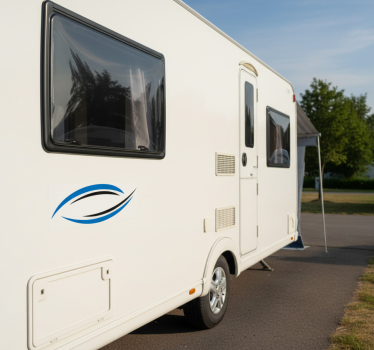 Camper sticker aerodynamisch wervelontwerp - TenStickers