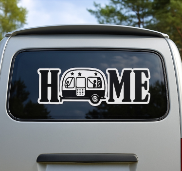 Caravan sticker home camper - TenStickers
