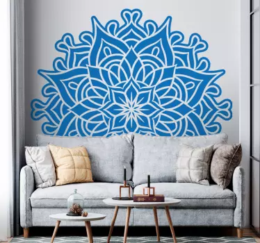 Complex motief sticker geometrische vormen - TenStickers