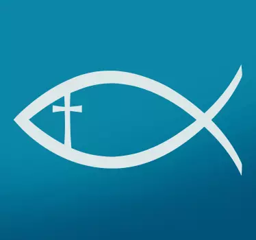 Autosticker Ichthus vis - TenStickers