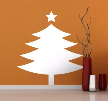 decoratieve boompictogram muursticker - TenStickers