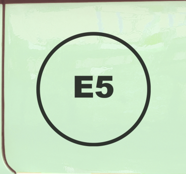 Diesel E5 decoratie sticker auto - TenStickers
