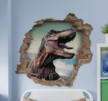 Dino muursticker realistisch - TenStickers