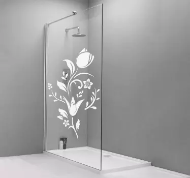 Douchewand Stickers - Personaliseer je badkamer! - TenStickers
