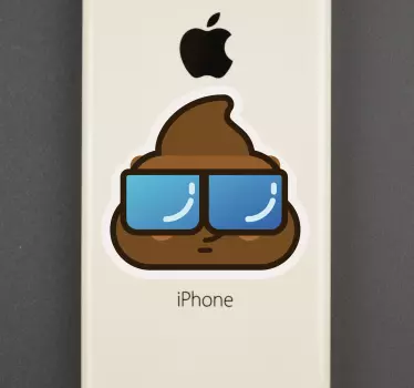drol emoji iPhone sticker - TenStickers