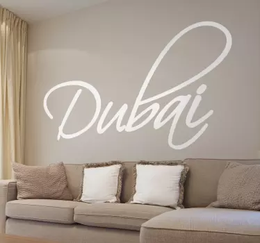 Dubai muursticker - TenStickers