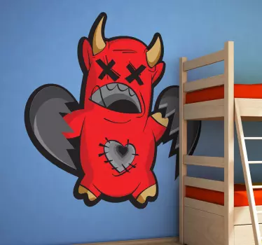 Duivel sticker - TenStickers