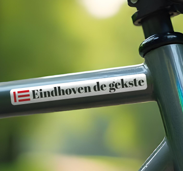 eindhoven de gekste fiets sticker - TenStickers