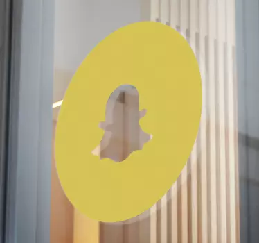 Etalage sticker cirkel logo embleem - TenStickers