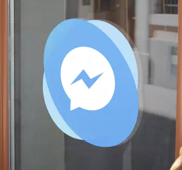 Etalage sticker communicatiesymbool - TenStickers