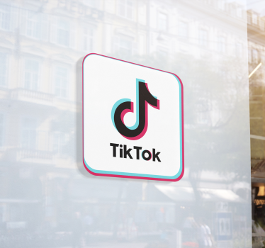Etalage sticker kleurrijk logo embleem - TenStickers