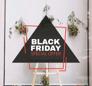 Etalage sticker promotionele aanbieding ontwerp - TenStickers