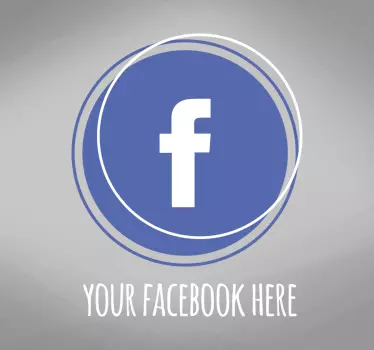 Etalage sticker social media embleem - TenStickers