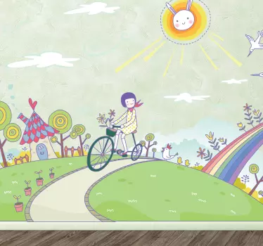 Fantasie land sticker - TenStickers