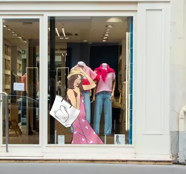 Fashion kleding mode sticker - TenStickers