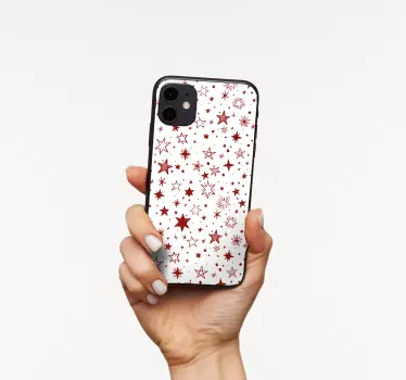 Feestelijk stermotief iPhone sticker - TenStickers