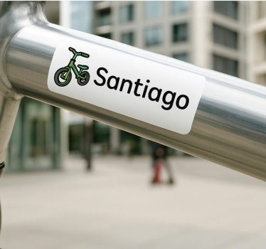 Fiets sticker eigenaar markering - TenStickers