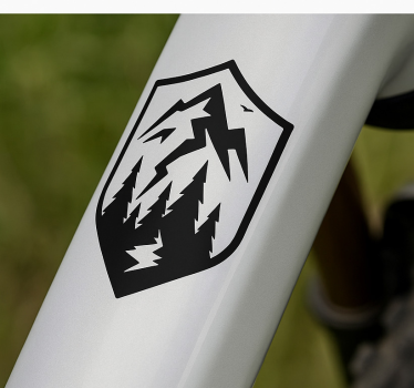 Fiets sticker timberline trail skin - TenStickers