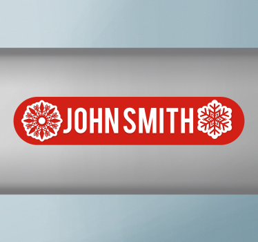 Fiets stickers Sneeuwvlok fiets - TenStickers
