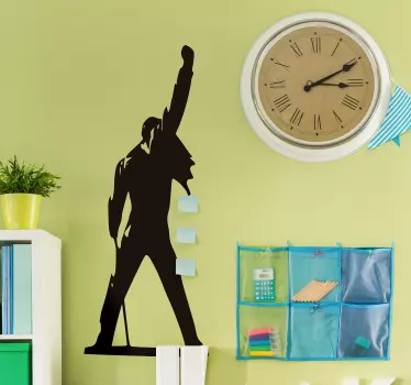 Freddie kwik silhouet sticker - TenStickers