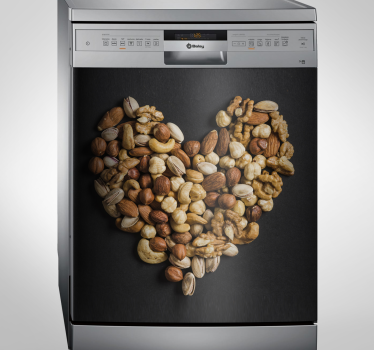 Fruit en noten vaatwasser zelfklevende sticker voor keuken - TenStickers