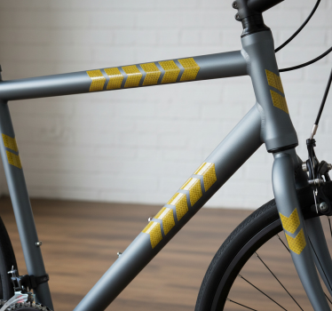 Gepersonaliseerde sticker chevronpatroon decals - TenStickers