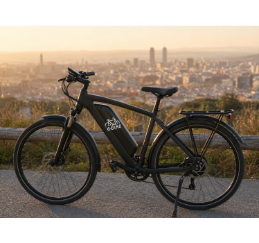 Gepersonaliseerde sticker elektrische fiets decal - TenStickers
