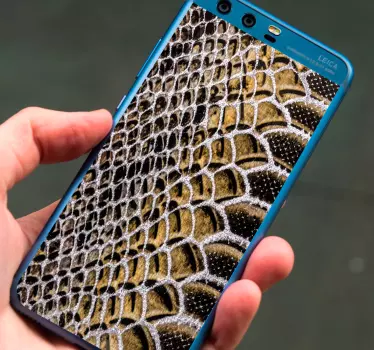 Gestructureerd natuurpatroon huawei sticker - TenStickers