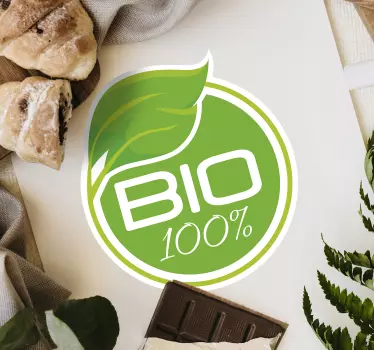 Muurstickers gezondheid 100% bio - TenStickers