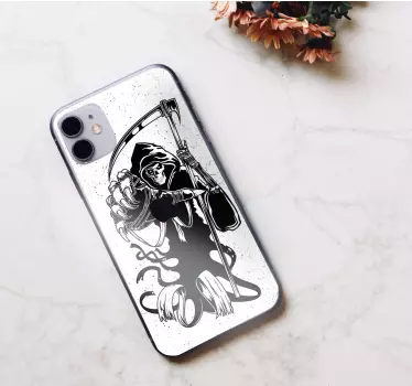 Grim reaper-icoon iPhone sticker - TenStickers