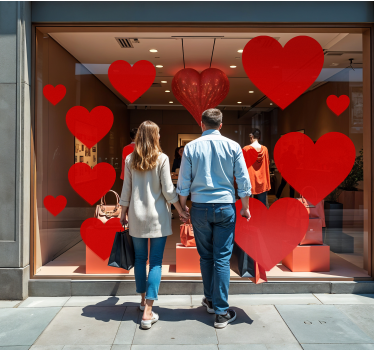 Hart pak valentijnsdag sticker - TenStickers