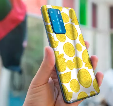 Huawei sticker citrus schijfjes patroon - TenStickers