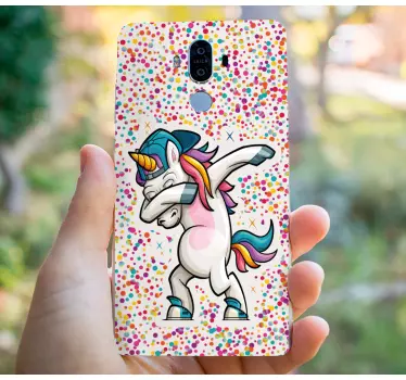 Huawei sticker eenhoorn dans - TenStickers