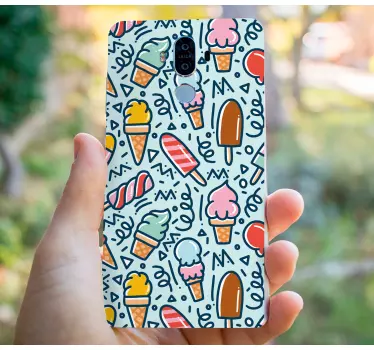 Huawei sticker ijsroom genot - TenStickers