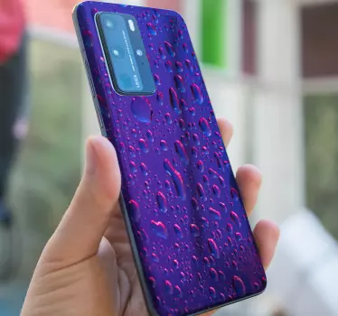 Huawei sticker waterdruppel patroon - TenStickers