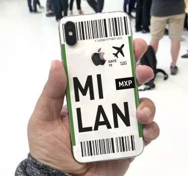 Instapkaart milaan iPhone sticker - TenStickers