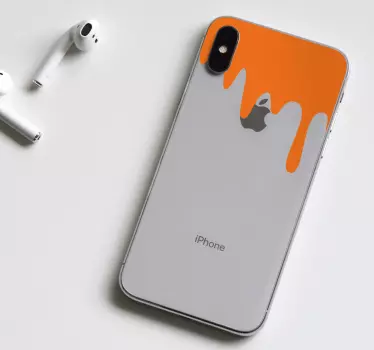 iPhone mobiel stickers Vloeistof druipend effect - TenStickers