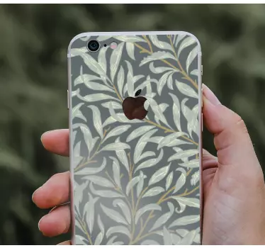 Iphone sticker bladachtige textuur - TenStickers