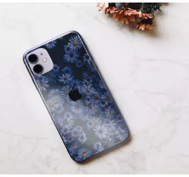 Iphone sticker bloemen telefoonhoes - TenStickers