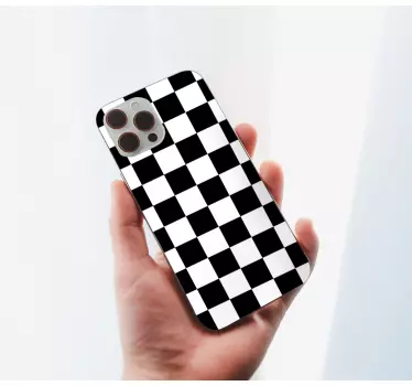 Iphone sticker dambordpatroon - TenStickers