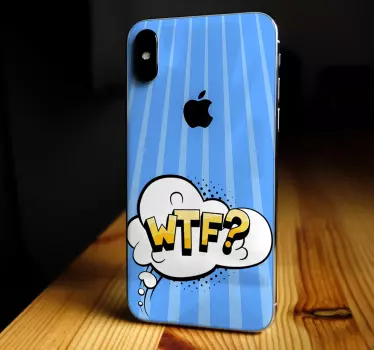 Iphone sticker denkbubbel quote - TenStickers