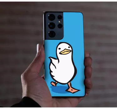 Iphone sticker eend animatie - TenStickers