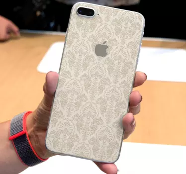 Iphone sticker elegant patroon hoes - TenStickers