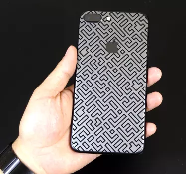 Iphone sticker geometrisch patroon stijl - TenStickers