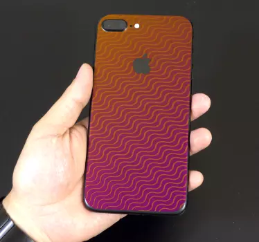 Iphone sticker golvende arrangementsstijl - TenStickers