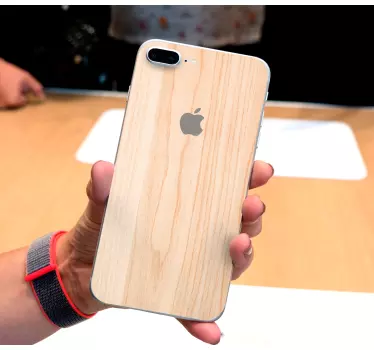 Iphone sticker houtnerf cover - TenStickers