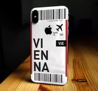 Iphone sticker levendige instapkaart - TenStickers