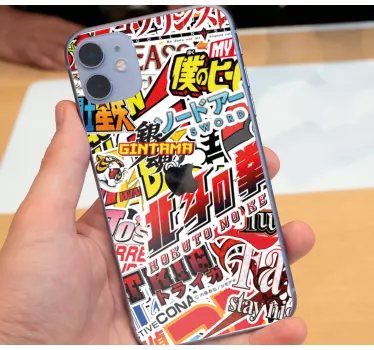 Iphone sticker levendige karakterstickers - TenStickers
